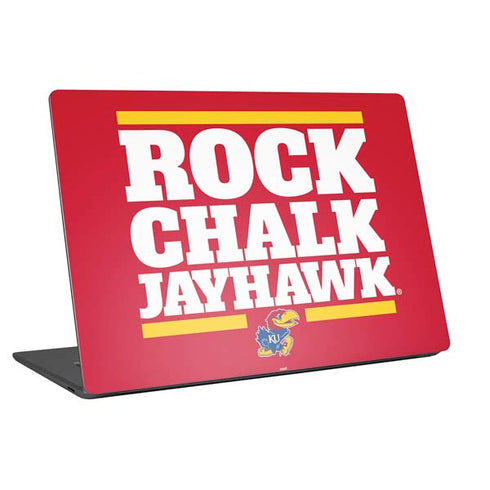 University of Kansas Rock Chalk Jayhawk Laptop Skins